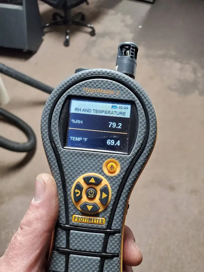 Moisture meter humidity assessment for Fire & Smoke Damage Restoration in Belle Haven